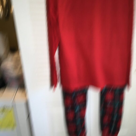 sz large Christmas pajamas tis the season by Sleep On It fleece bottoms - Picture 3 of 5